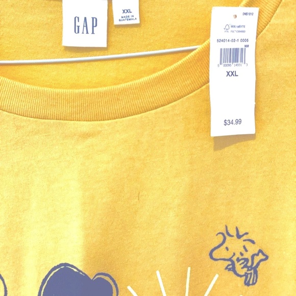 Gap Snoopy Sunshine Tee, XXL, NWT - Picture 4 of 6